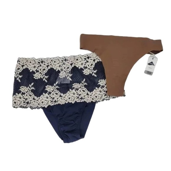 intimissimi Intimates & Sleepwear Intimissimi Blue Nude Lace Lightweight Panties Underwear